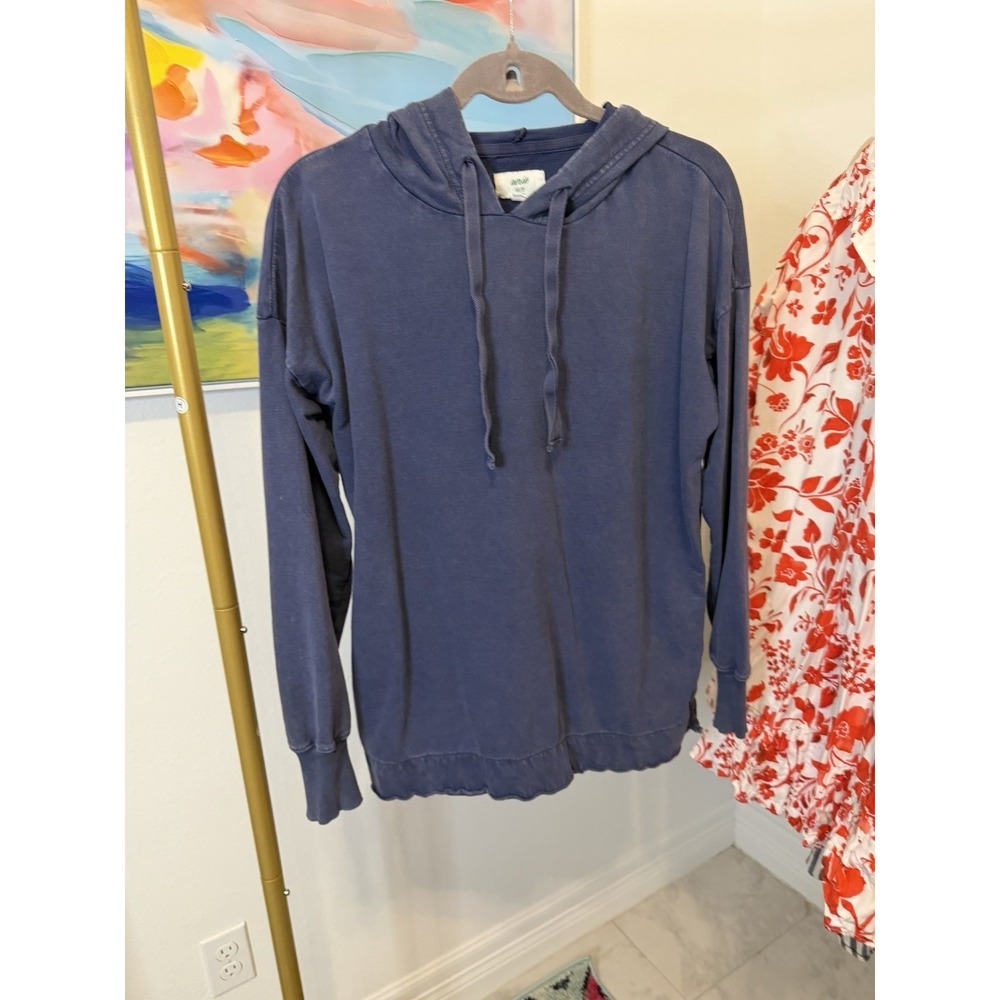 Aerie Women's Pull Over Hoodie Blue Navy X Small